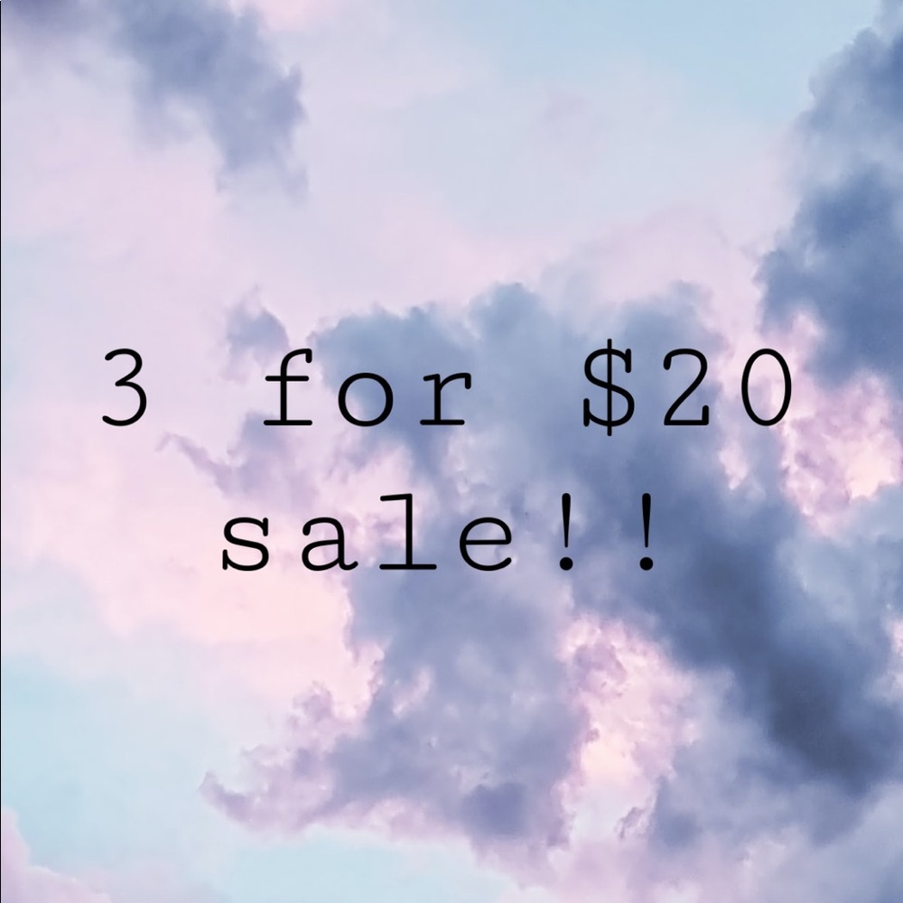 3 for 20